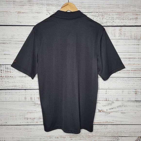Greg Norman PLAY DRY Short Sleeve Collared Golf Polo Black | Small - Picture 2 of 6